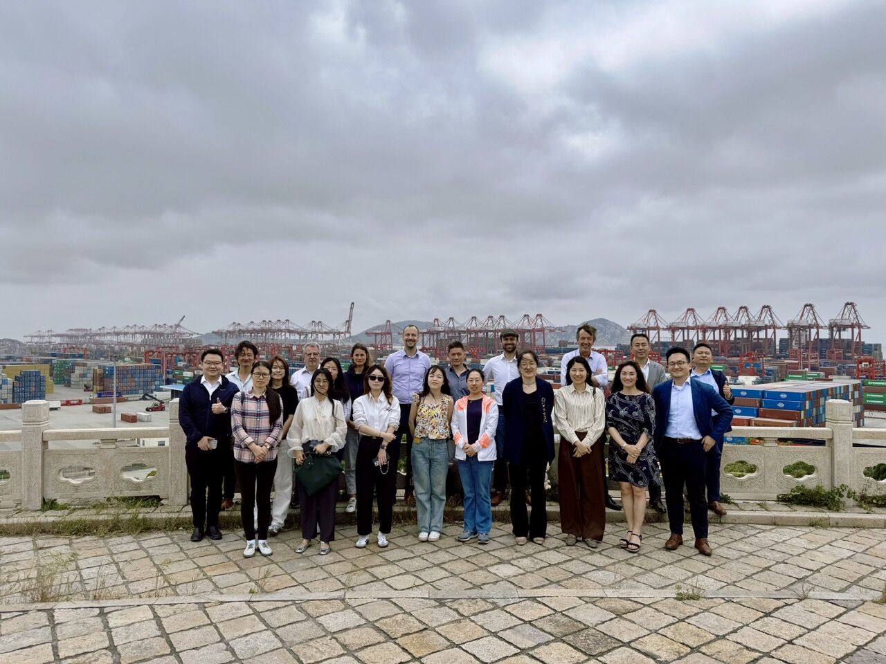 ASI Logistics visits Shanghai Yangshan Port with the Shanghai Benelux Chamber of Commerce