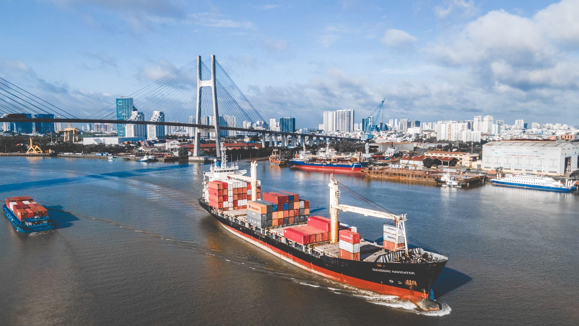 Saigon Port is Vietnam's leading port in terms of throughput and handling capacity