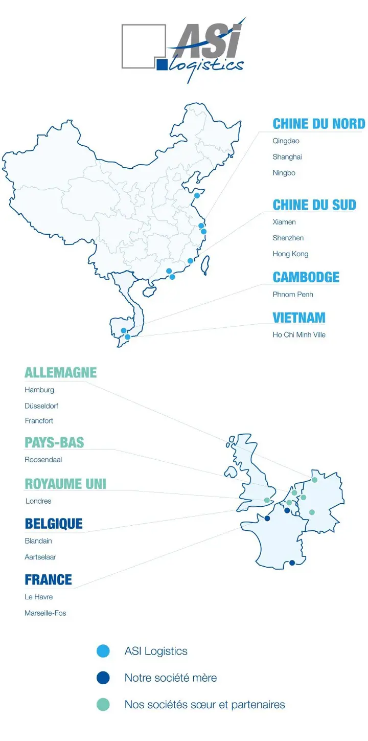 Bureaux ASI Logistics et ses partenaires