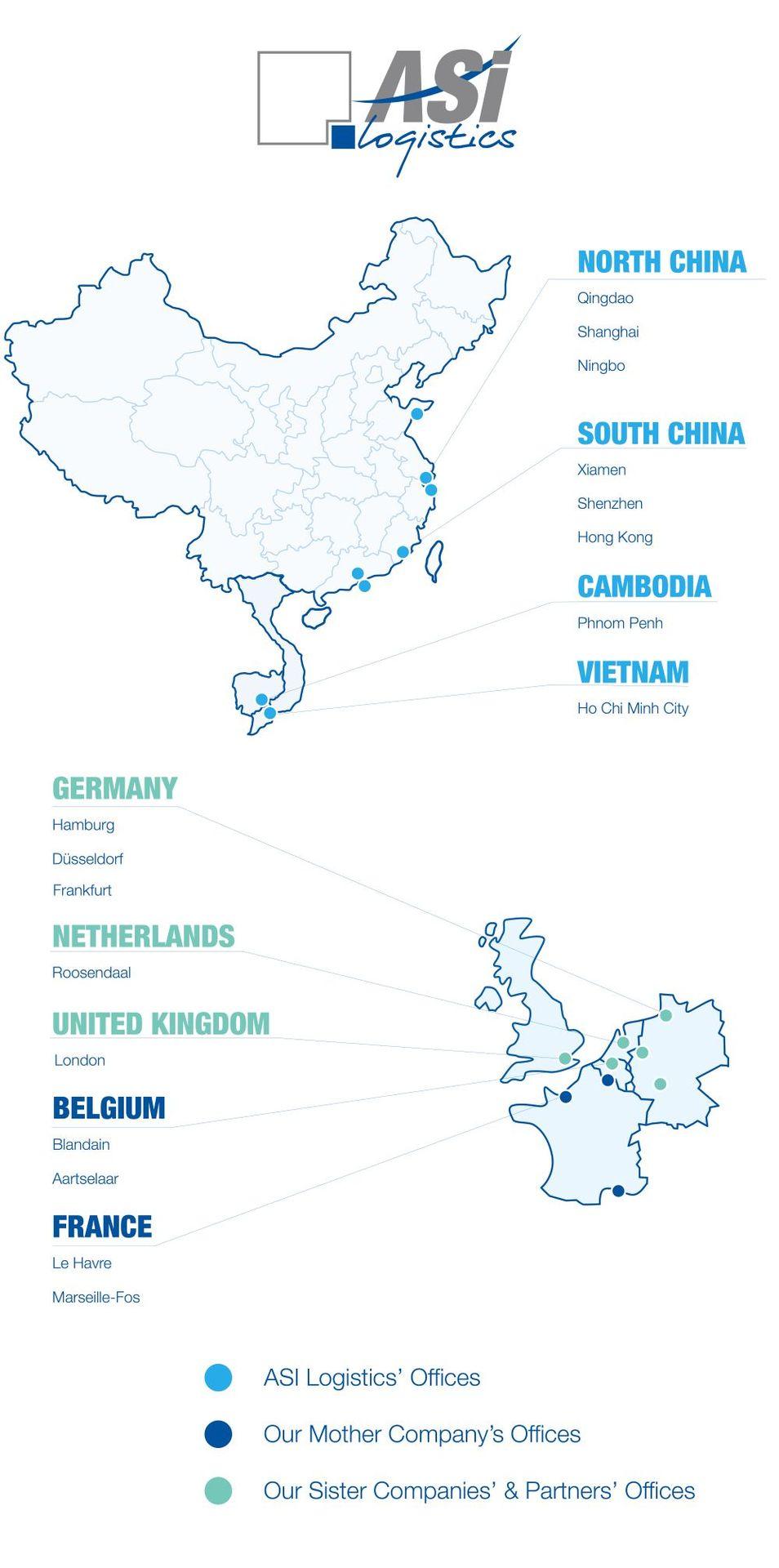 ASI Logistics offices & partners